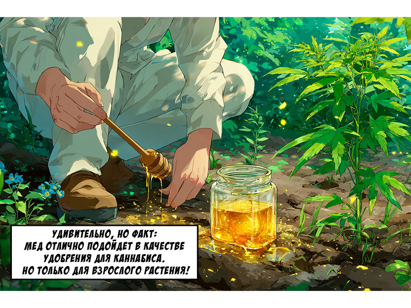 мед в качестве удобрения