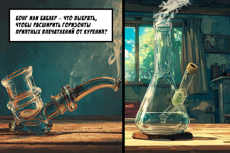 Шабить через бонг
