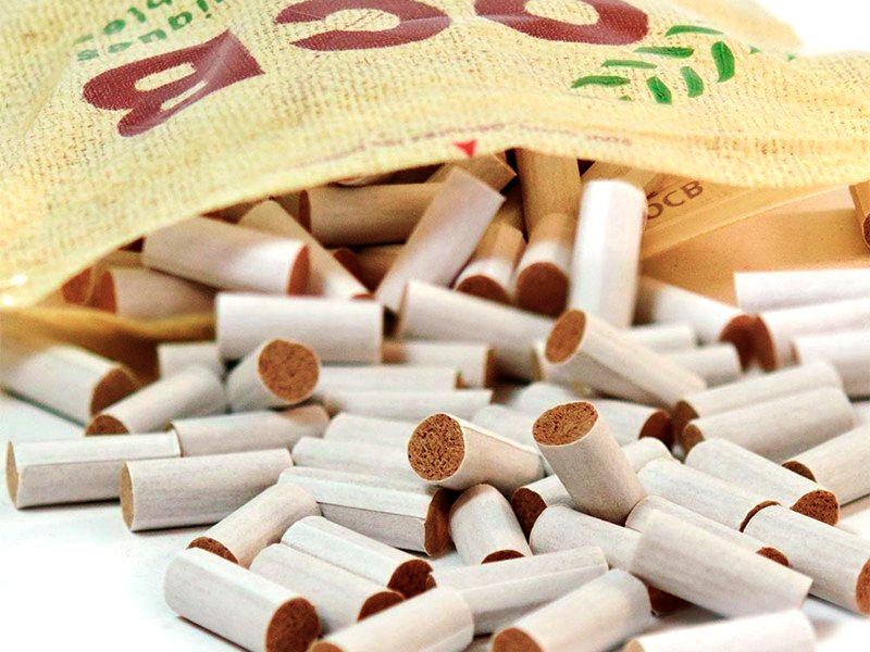 Фильтр задерживает много вредных веществ при курении Одноразовые фильтры для самокруток