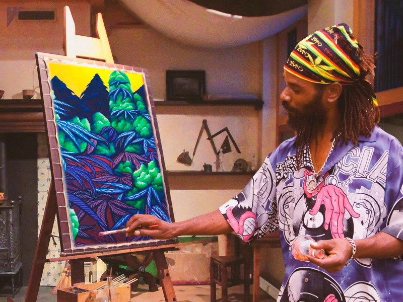 Марихуана может сделает людей творческими Марихуана помогает в творчестве